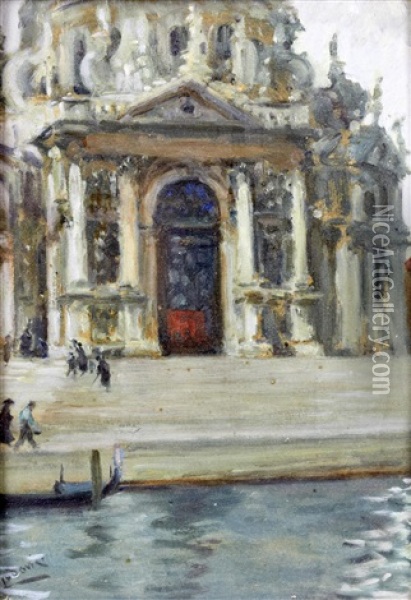 The Salute Venice Oil Painting - Albert Ludovici Jr.