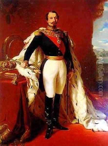 Emperor Napoleon III1852 Oil Painting - Franz Xavier Winterhalter