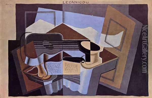 Le Canigou Oil Painting - Juan Gris