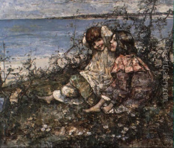 Summer, Brighouse Bay Oil Painting - Edward Atkinson Hornel