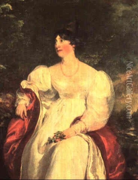 Mrs. Ramsbottom Oil Painting - Thomas Lawrence