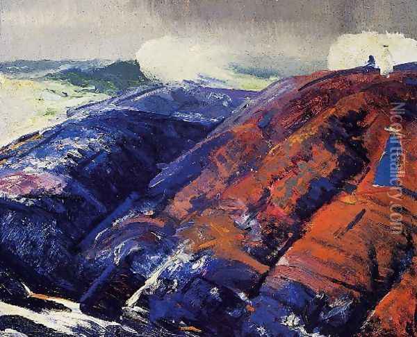 Summer Surf Oil Painting - George Wesley Bellows