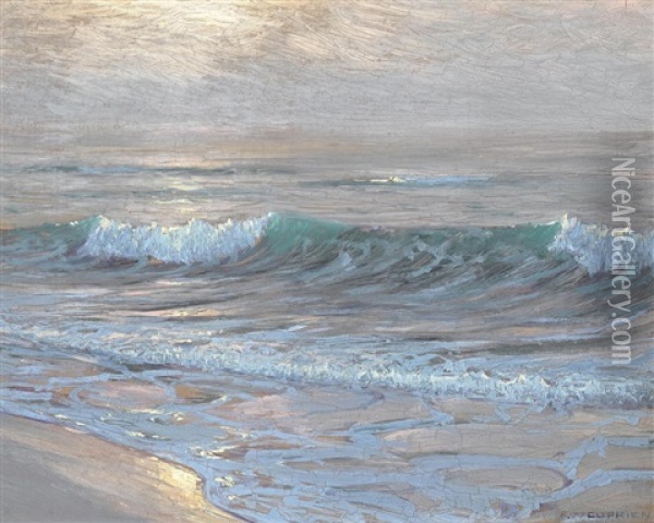 A Summer Evening, Laguna Oil Painting - Frank William Cuprien