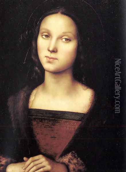 Mary Magdalen Oil Painting - Pietro Vannucci Perugino