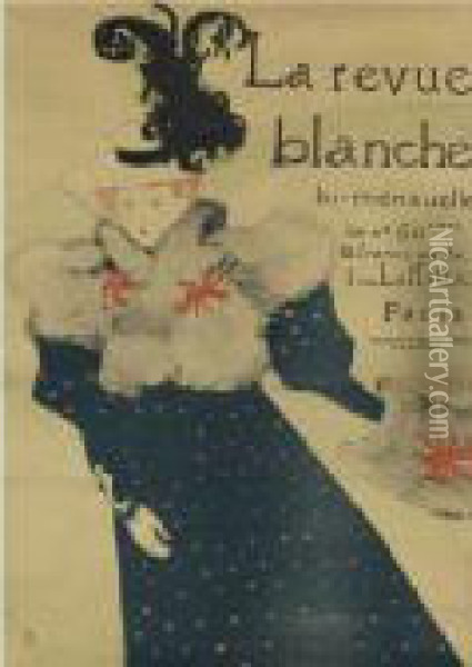 La Revue Blanche (d. 355; A. 115; W. P15; Adr. 130) Oil Painting - Henri De Toulouse-Lautrec