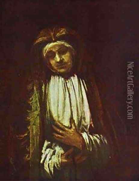 Portrait Of An Old Woman 1661 Oil Painting - Harmenszoon van Rijn Rembrandt