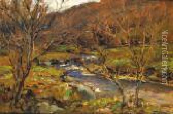 The River Dun, Cushendun Oil Painting - James Humbert Craig