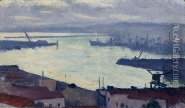Le Port Oil Painting - Albert Marquet