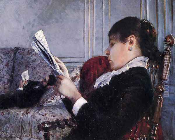 Interior Oil Painting - Gustave Caillebotte
