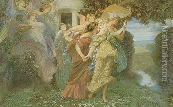 The Marriage of Persephone Oil Painting - Henry Siddons Mowbray