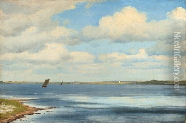 Danische Kustenlandschaft Oil Painting - Vilhelm Peter Karl Kyhn