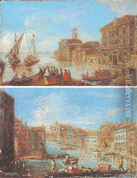 Vista De Venecia Oil Painting - Luca Carlevarijs