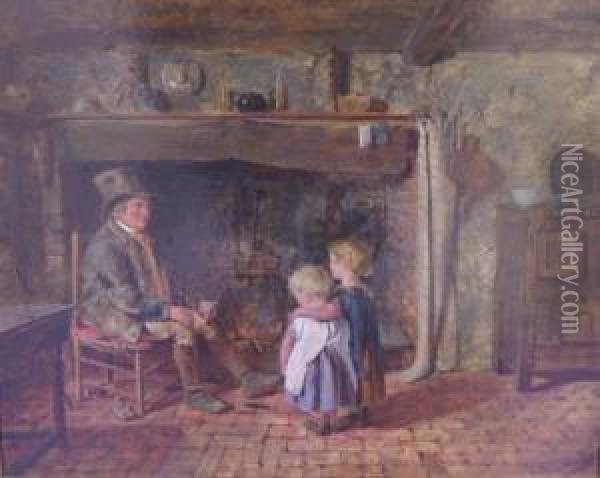 Aberkshire Interior Oil Painting - James Hardy