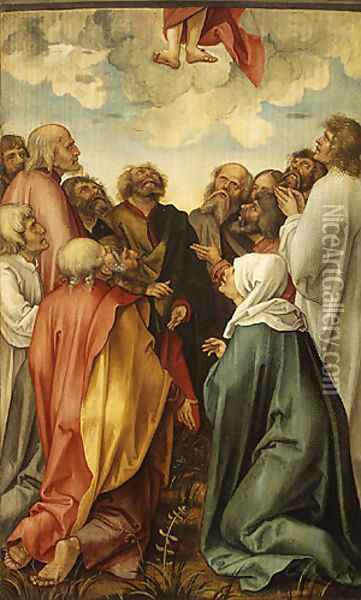 The Ascension of Christ Oil Painting - Hans Suss von Kulmbach