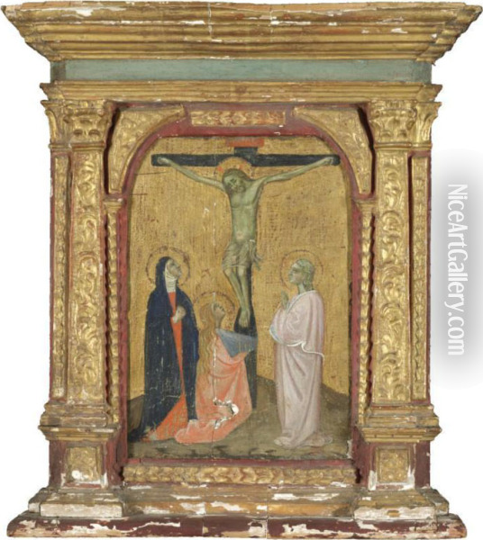 The Crucifixion Oil Painting - Agostino di Duccio