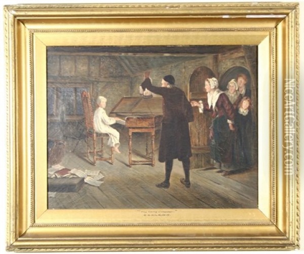Young Composer Oil Painting - George Goodwin Kilburne