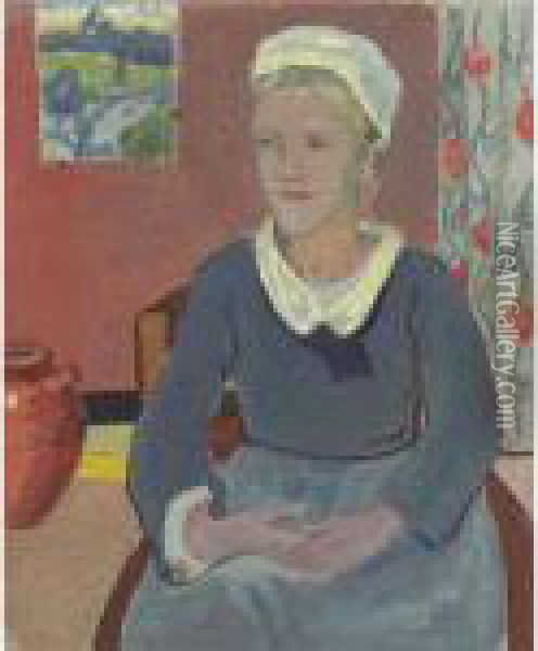 Louise (la Servante Bretonne) Oil Painting - Paul Serusier
