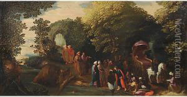 Battesimo Oil Painting - Karel van III Mander
