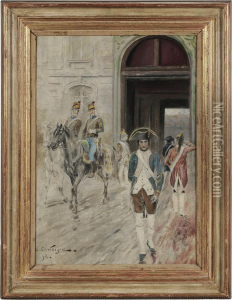 Napoleon Oil Painting - Jean Andre Castaigne