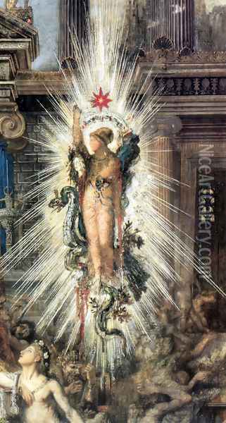 The Suitors - detail Oil Painting - Gustave Moreau