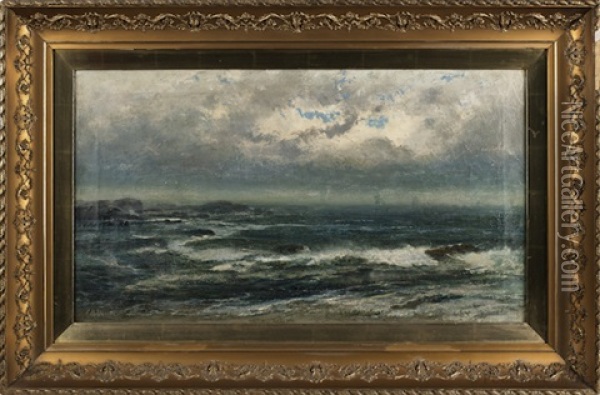 Coastal Scene Oil Painting - Christopher H. Shearer