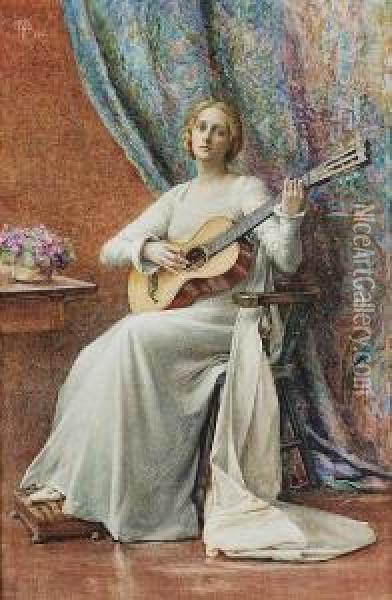 Melody Oil Painting - Henry Maynell Rheam