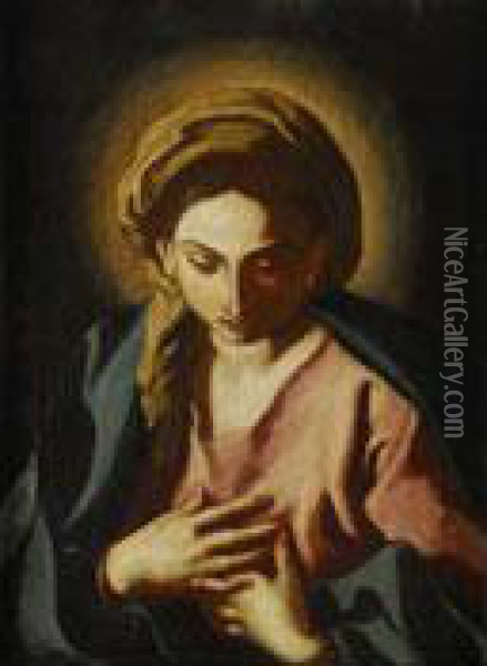 Virgen En Oracion Oil Painting - Francesco Solimena