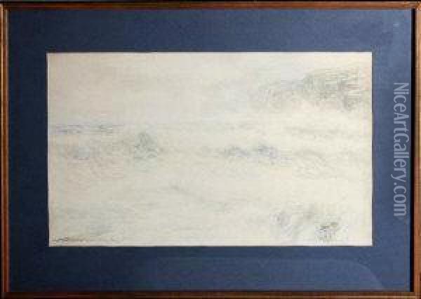 A Nor' Easter Oil Painting - Victor Noble Rainbird