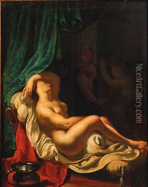 The Rape of Lucretia Oil Painting - Frans van Mieris
