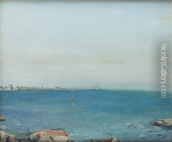 Coast Of Dover Oil Painting - James Abbott McNeill Whistler