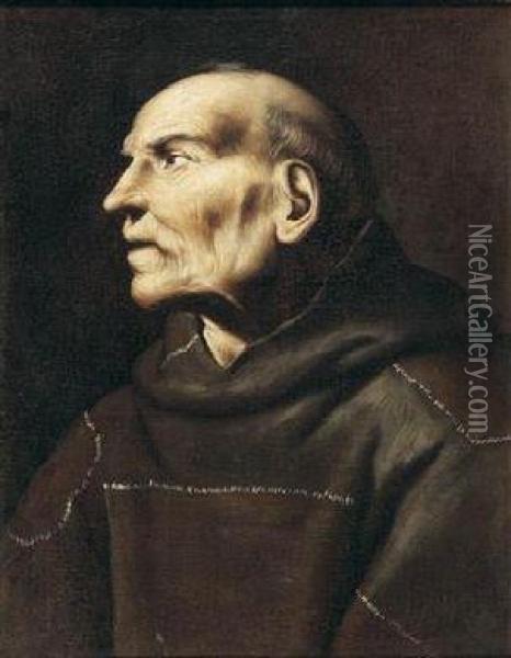 Portrait Of A Saint Oil Painting - Francesco Fracanzano