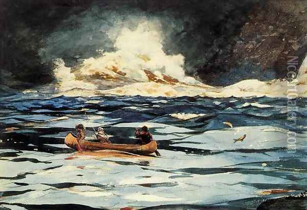 Under the Falls, The Grand Discharge Oil Painting - Winslow Homer