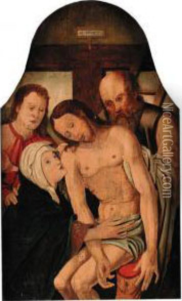 The Descent From The Cross Oil Painting - Rogier van der Weyden