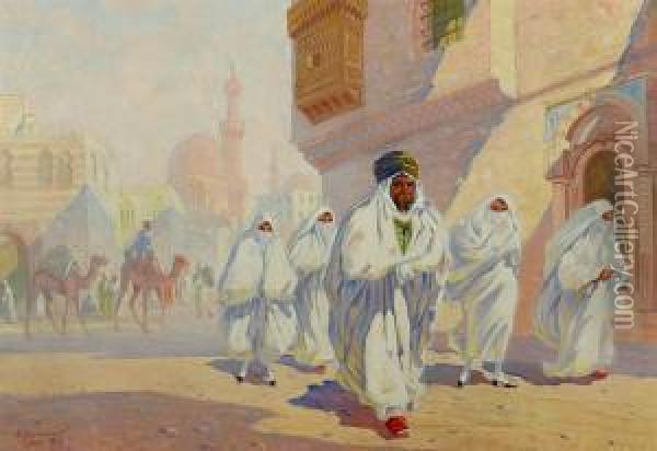 Kair,1924 Oil Painting - Aleksander Laszenko