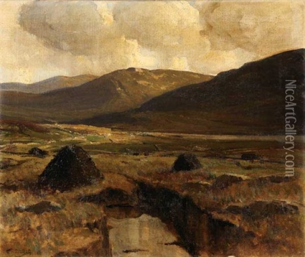 Connemara Landscape Oil Painting - James Humbert Craig