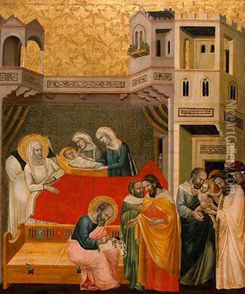 Scenes from the Life of Saint John the Baptist 1330s Oil Painting - Master of the Life of Saint John the Baptist