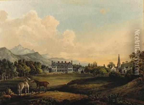 Views In Killarney Oil Painting - Sir Thomas Gage
