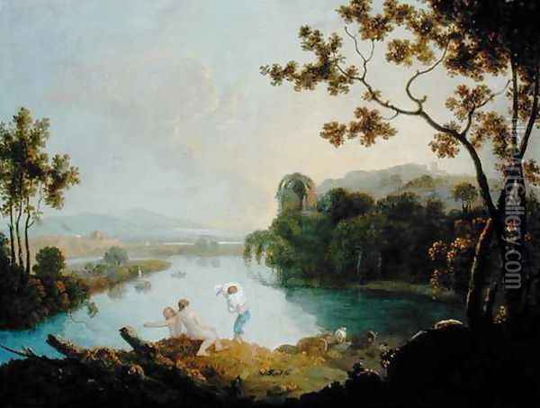 Classical Landscape Oil Painting - Richard Wilson