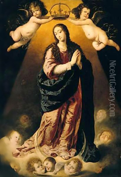 The Immaculate Conception Oil Painting - Antonio de Pereda