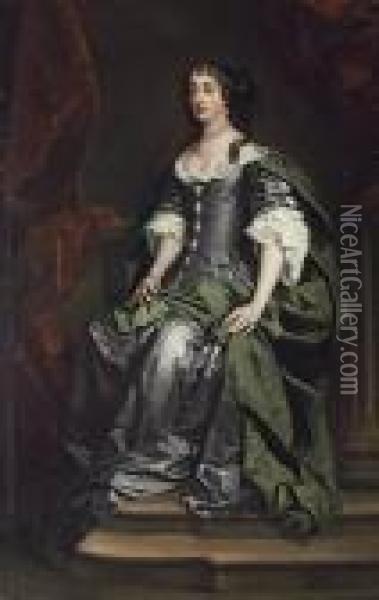 Portrait Of Barbara Villiers Oil Painting - Sir Peter Lely