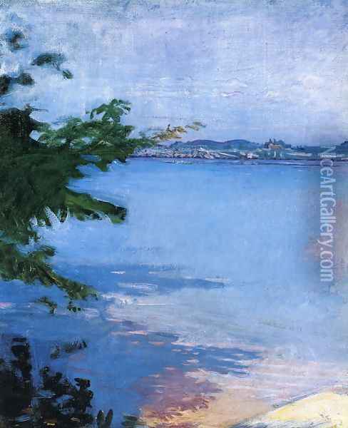Dublin Pond, New Hampshire Oil Painting - Abbott Handerson Thayer