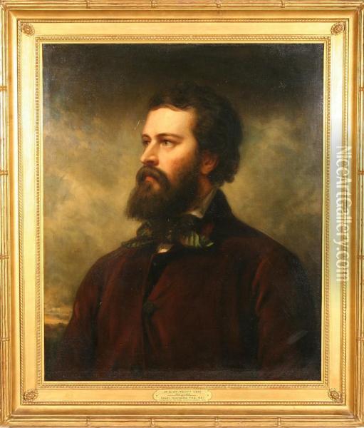 Portrait Of Dr. Oliver Wolcott Gibbs Oil Painting - Daniel Huntington