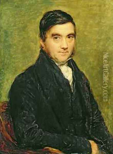 Portrait of Mr Bolding Oil Painting - John Linnell