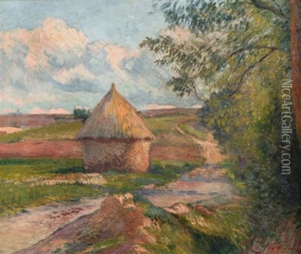 Landscape Oil Painting - Victor Alfred Paul Vignon