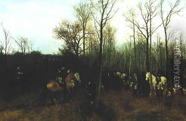 Return from the Hunt Oil Painting - Maksymilian Gierymski