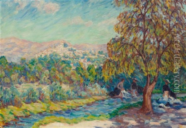 Landschaft Oil Painting -  Roussel-Masure