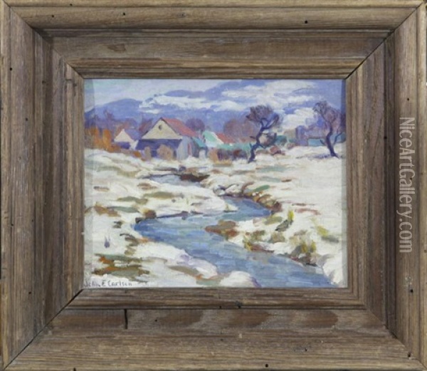 Woodstock Landscape Oil Painting - John Fabian Carlson