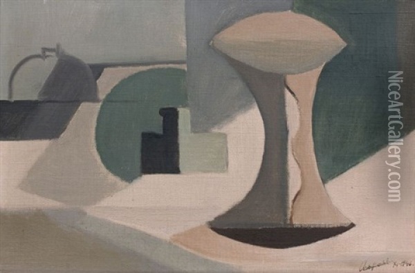 Composition - 1946 Oil Painting - Jules (Youla) Chapoval