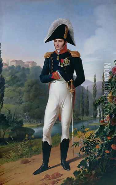 Portrait of Jerome Bonaparte 1784-1860 Oil Painting - Francois Josephe Kinson