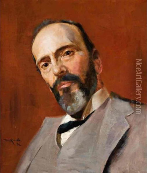 Sketch Portrait - Sir Alex Onslow Oil Painting - Tom Roberts
